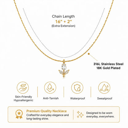 Rooted in Shine Necklace