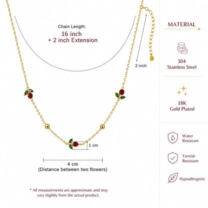 Golden Tulip Station Necklace