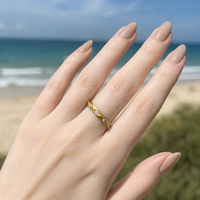 Golden Grid Ring