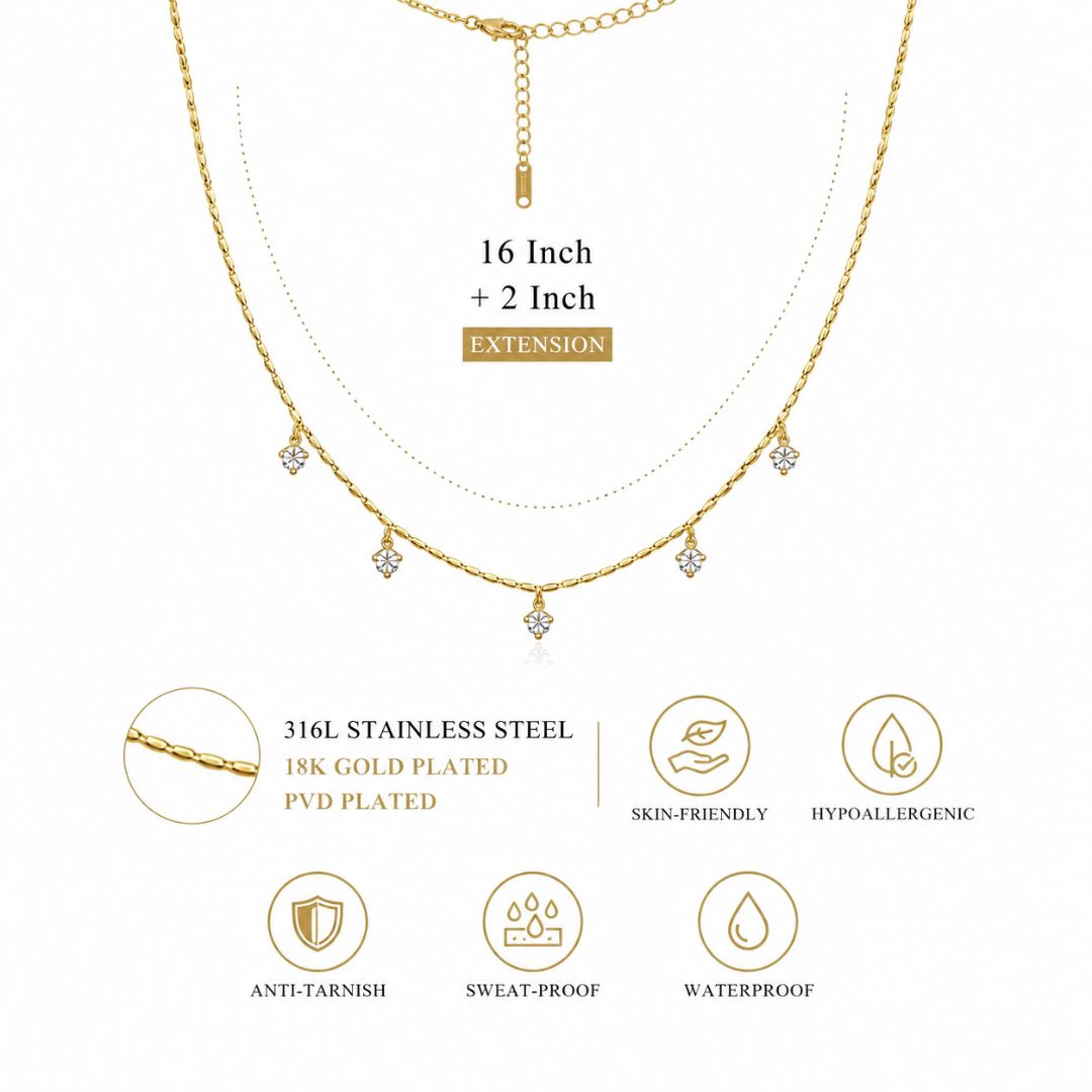 Shabnam Drop Necklace