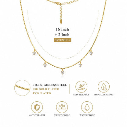Shabnam Drop Necklace