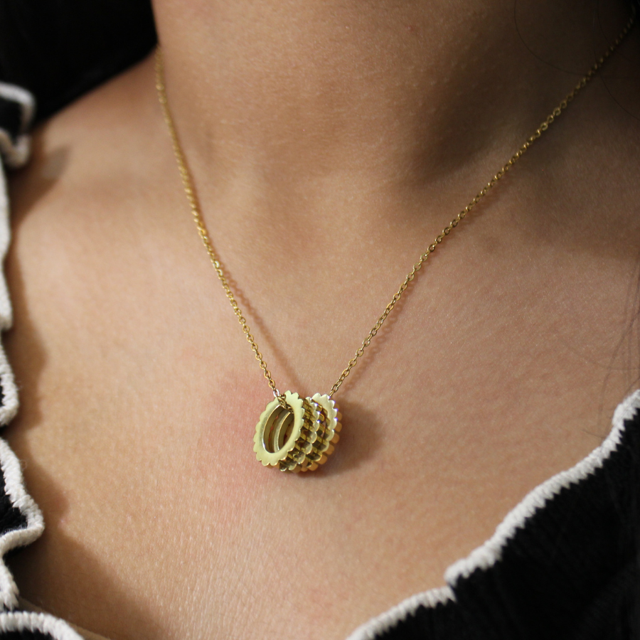 Ava Golden Anti-tarnish  Necklace