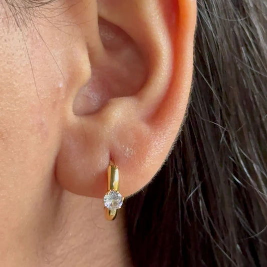 Hexaglow Hoops Earrings