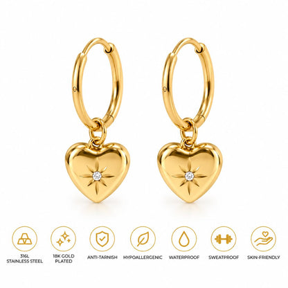 Sun Kissed Hoops Earrings