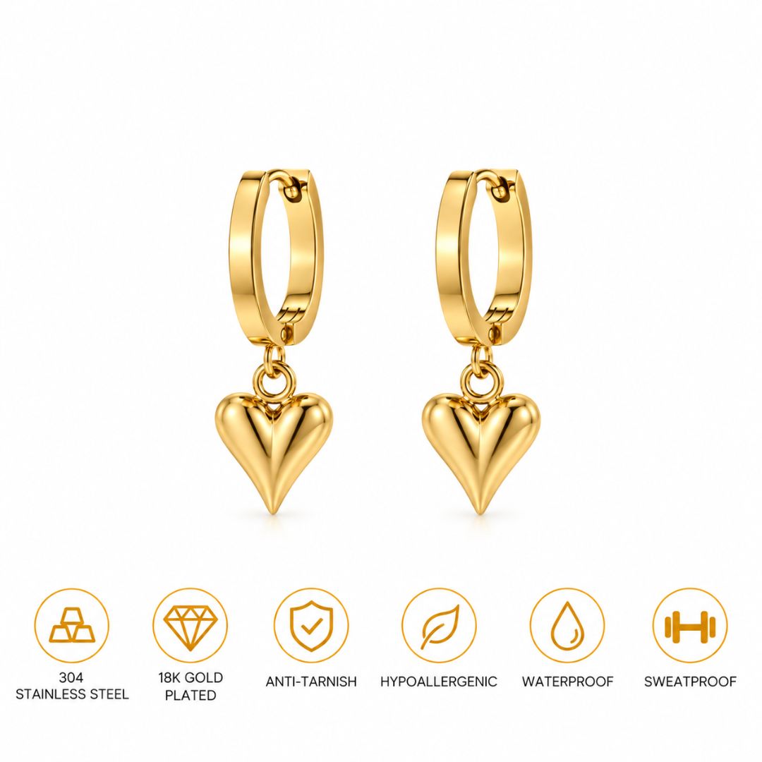 Hot Mess Hearts Earrings