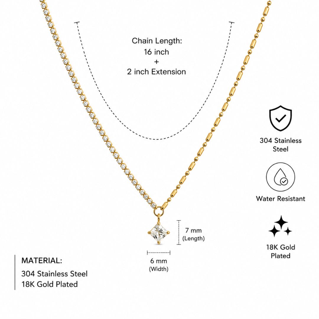 Celestina Asymmetry Necklace