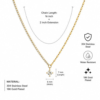Celestina Asymmetry Necklace