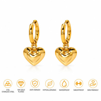 Opaline Love Drop Earrings