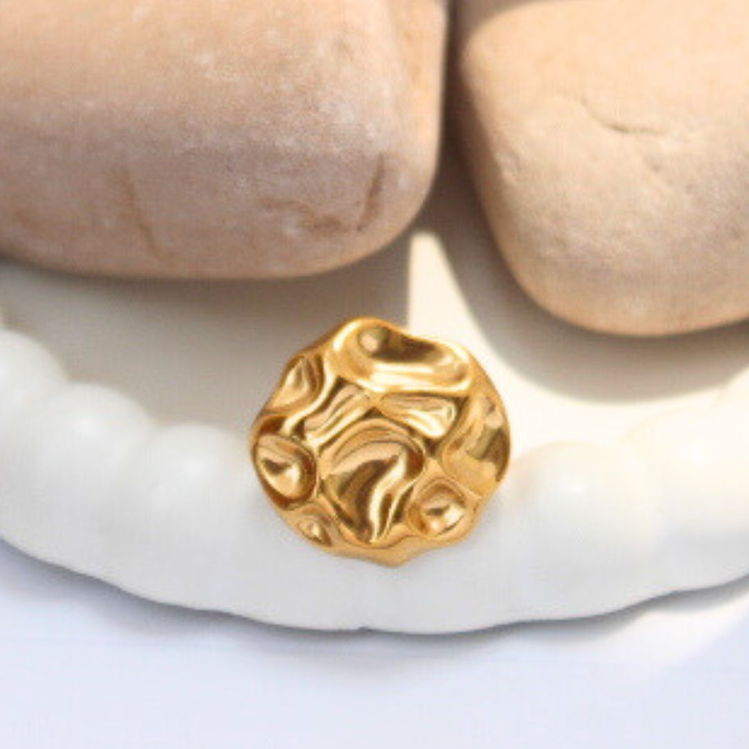 Moon Crater Adjustable Anti-tarnish Ring (RG258)