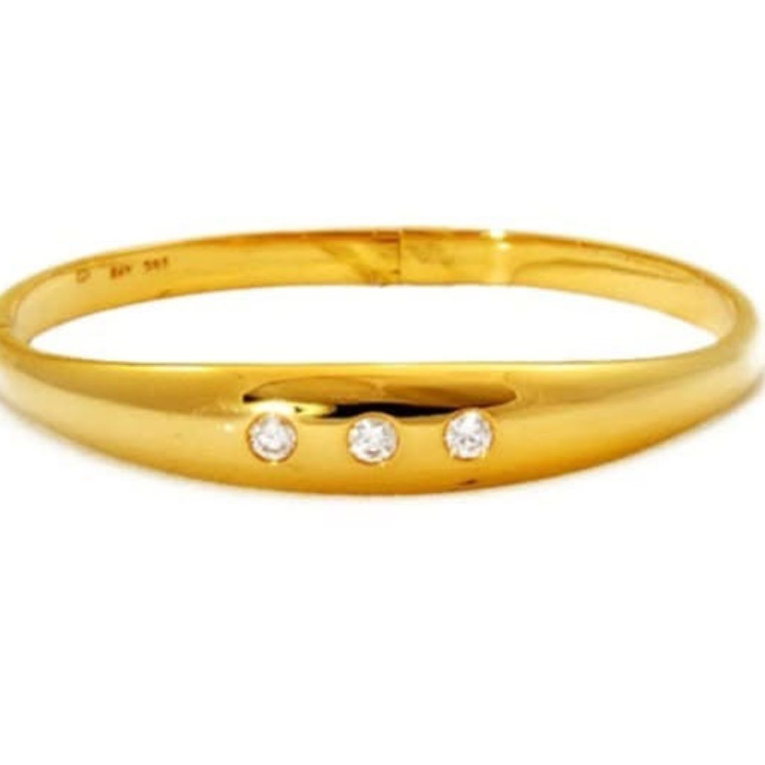 Zirconia Bangle Bracelet