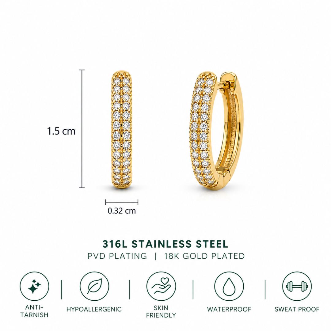 Solmira Hoop Earrings