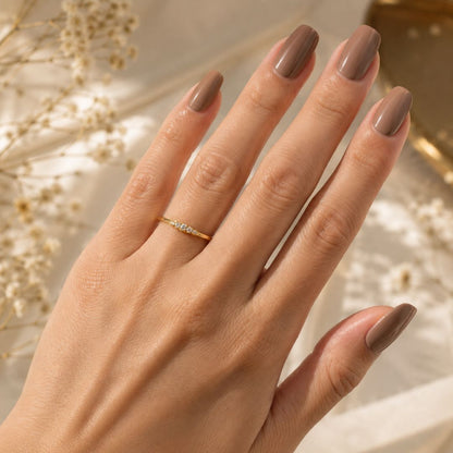 Amaris Pavé Band Ring