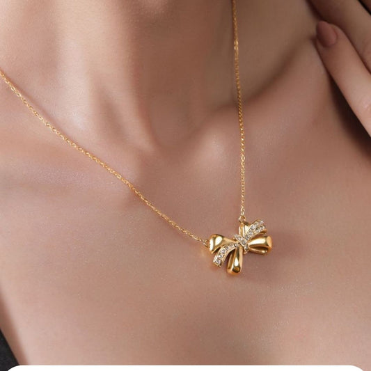 Twilight Bow Necklace