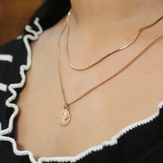 Anti-tarnish Double Layered Victorian Necklace
