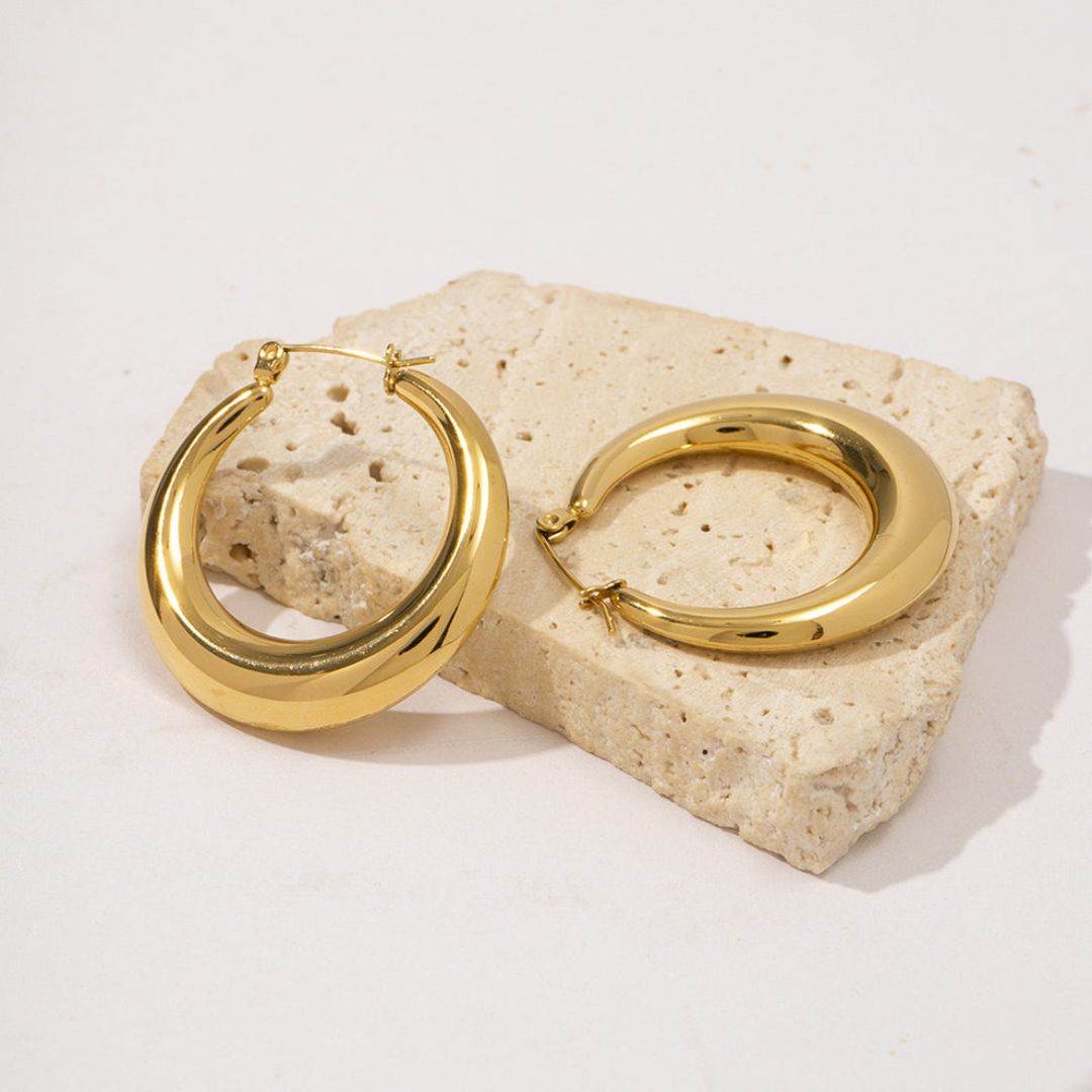 Chunky Hoop Earrings