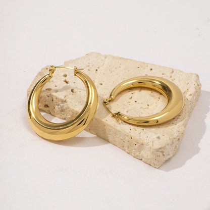 Chunky Hoop Earrings