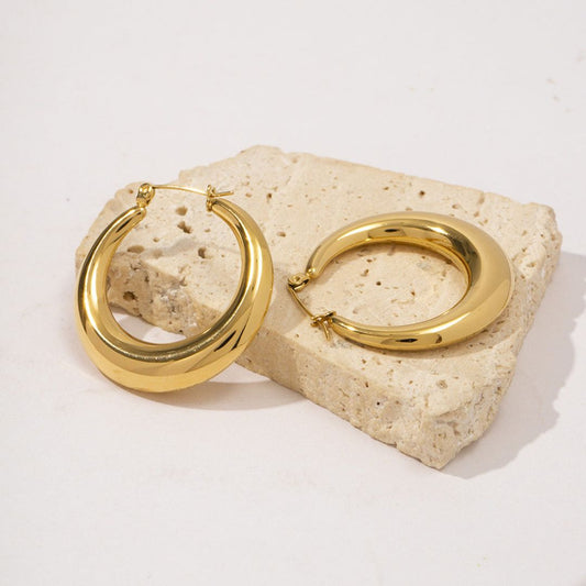 Chunky Hoop Earrings