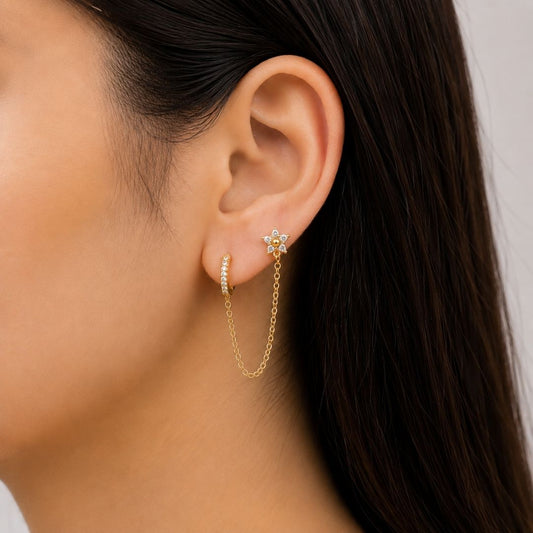 Blossom Chain Earring