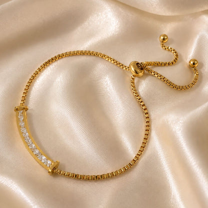Solene Adjustable Stone Bracelet