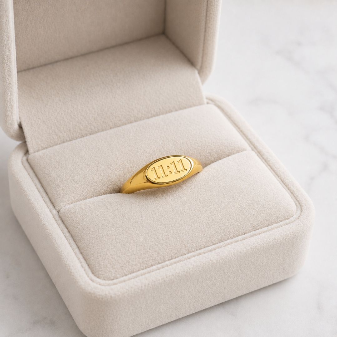 Manifest 11:11 Signet Ring