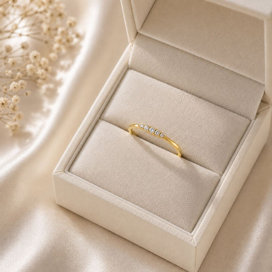 Amaris Pavé Band Ring