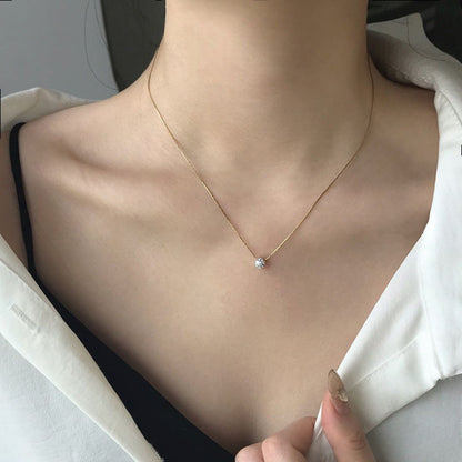 Avya Solitaire Necklace