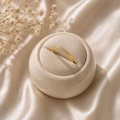 Amaris Pavé Band Ring