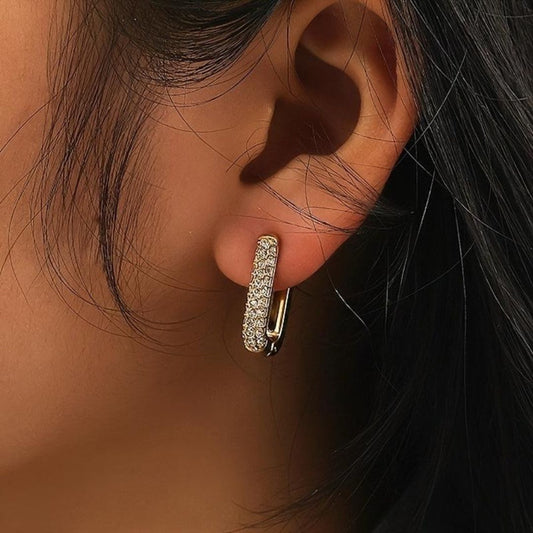 Urban Gleam Hoops Earrings