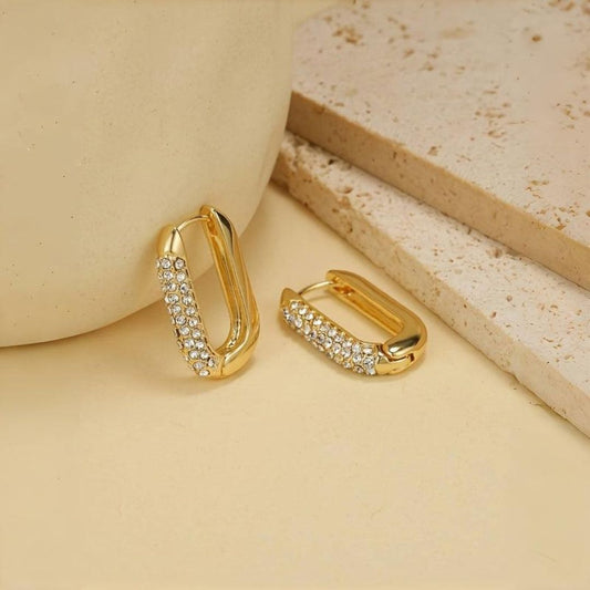 Urban Gleam Hoops Earrings