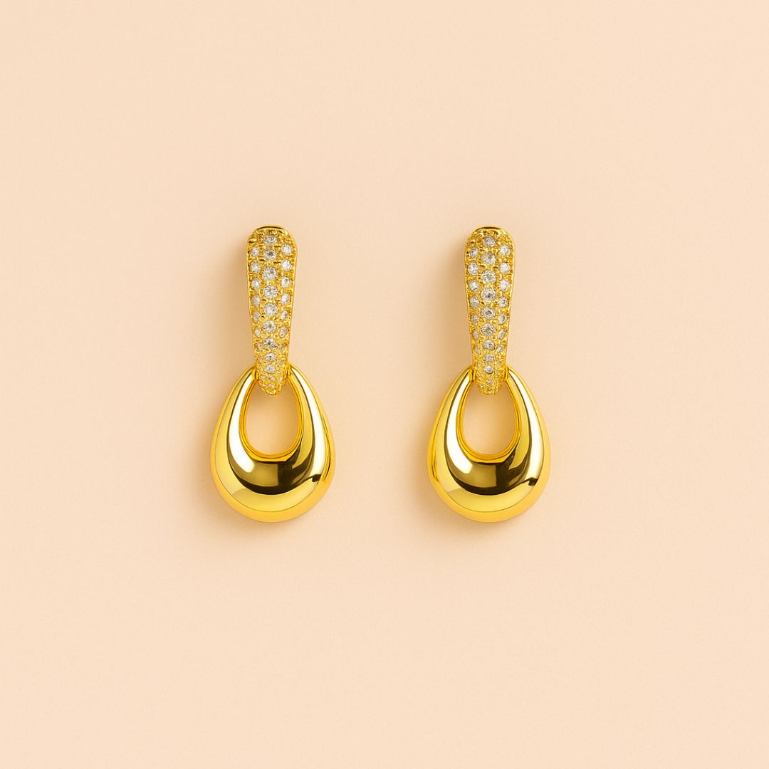 Aura Knot Drop Earrings