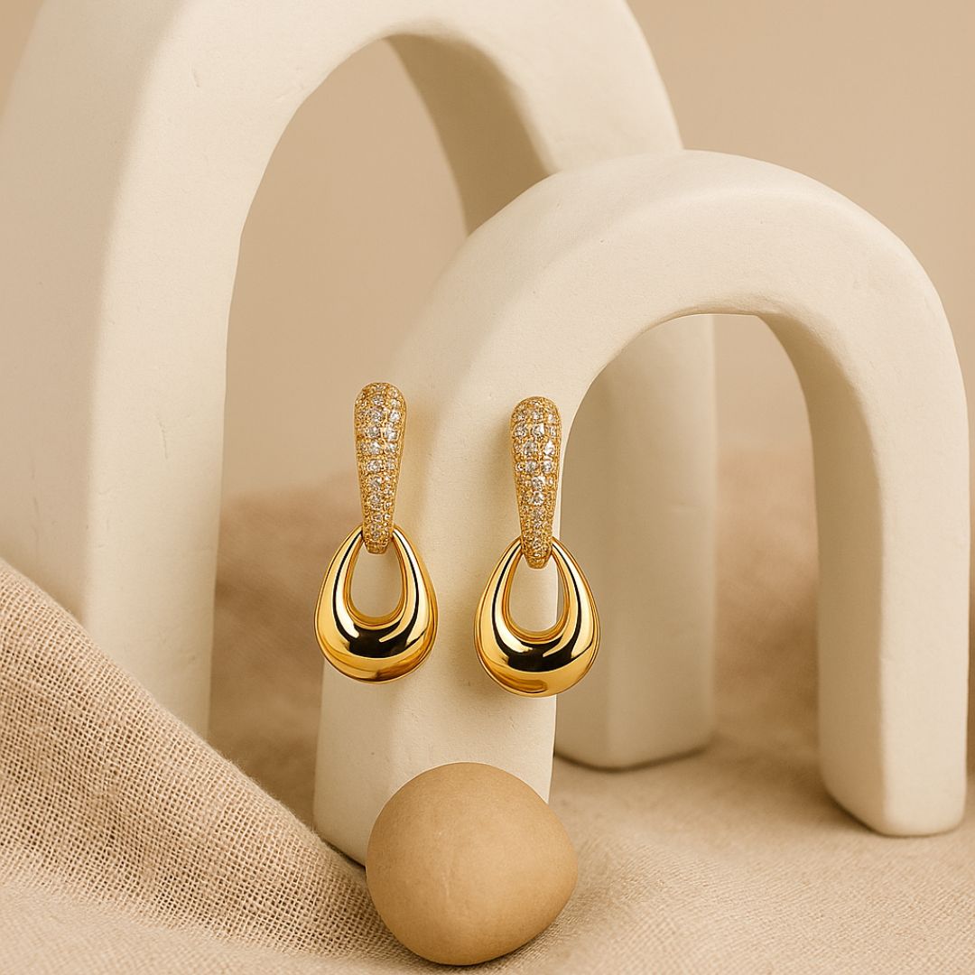 Aura Knot Drop Earrings