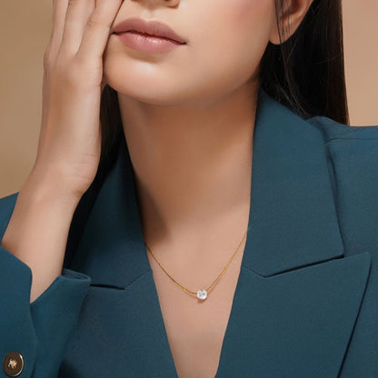 Avya Solitaire Necklace