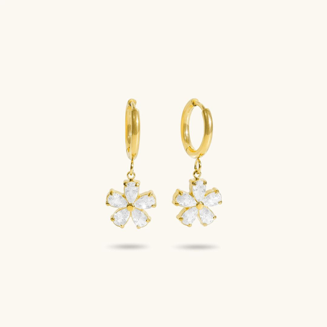 Gilded Petal Earrings