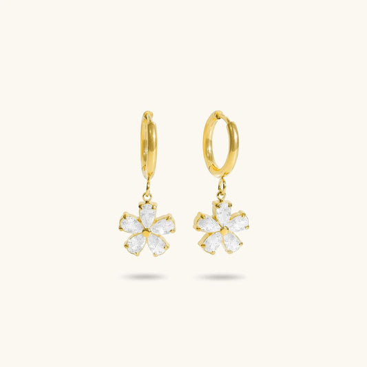 Gilded Petal Earrings