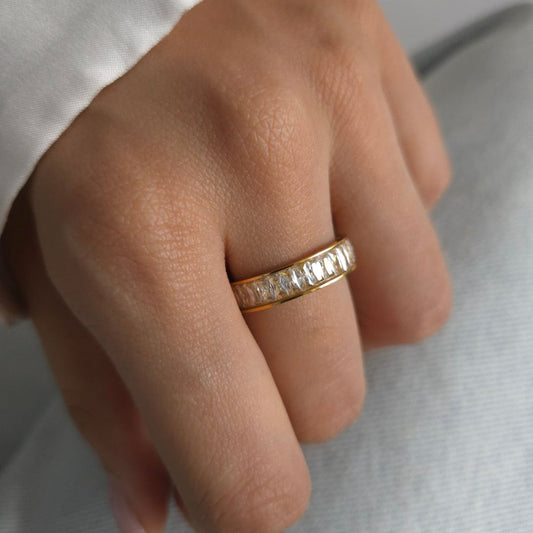 Prism Row Ring