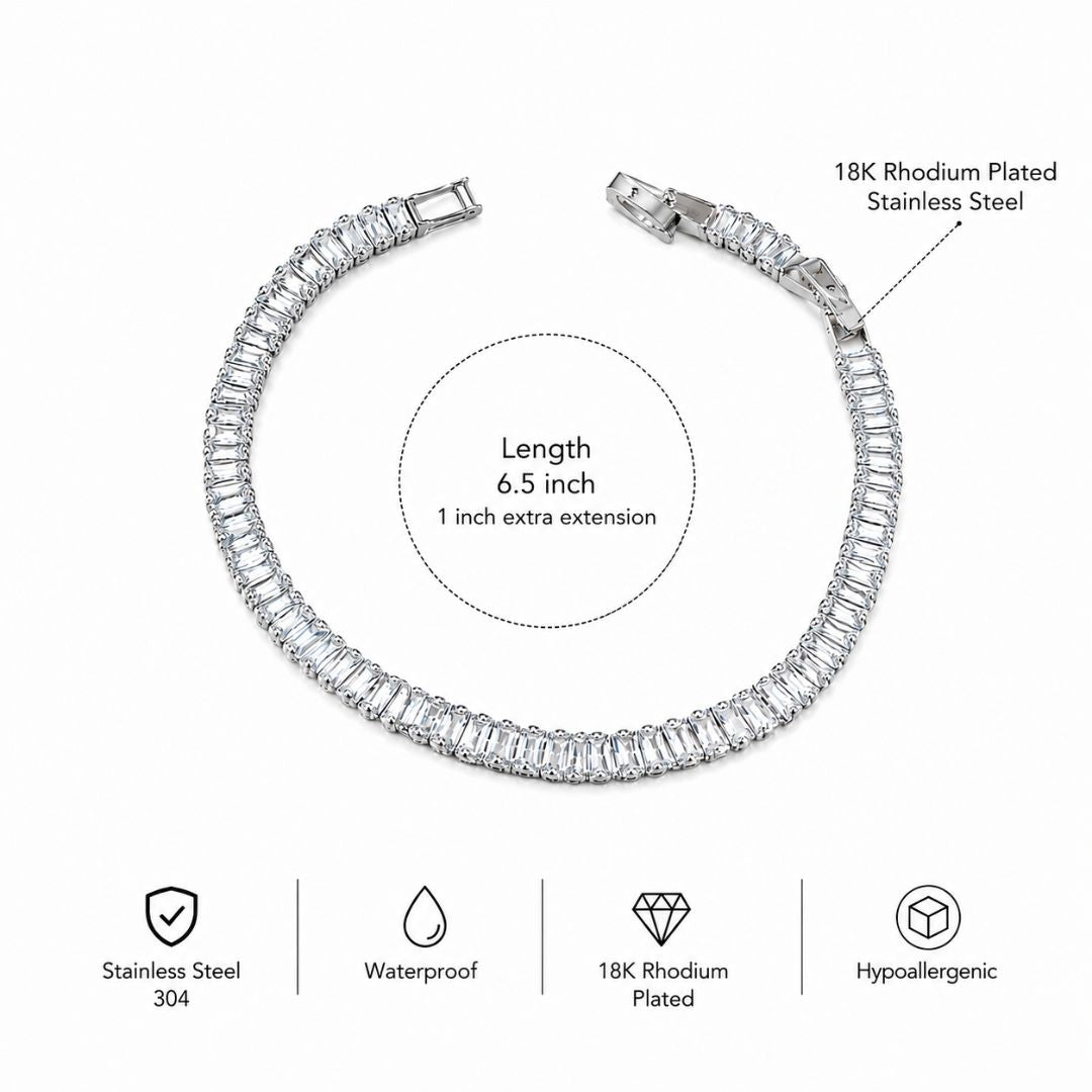 Celestine Baguette Bracelet
