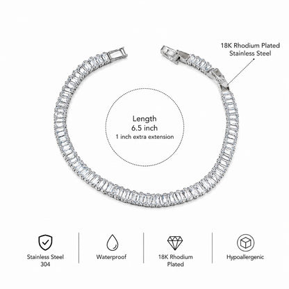 Celestine Baguette Bracelet