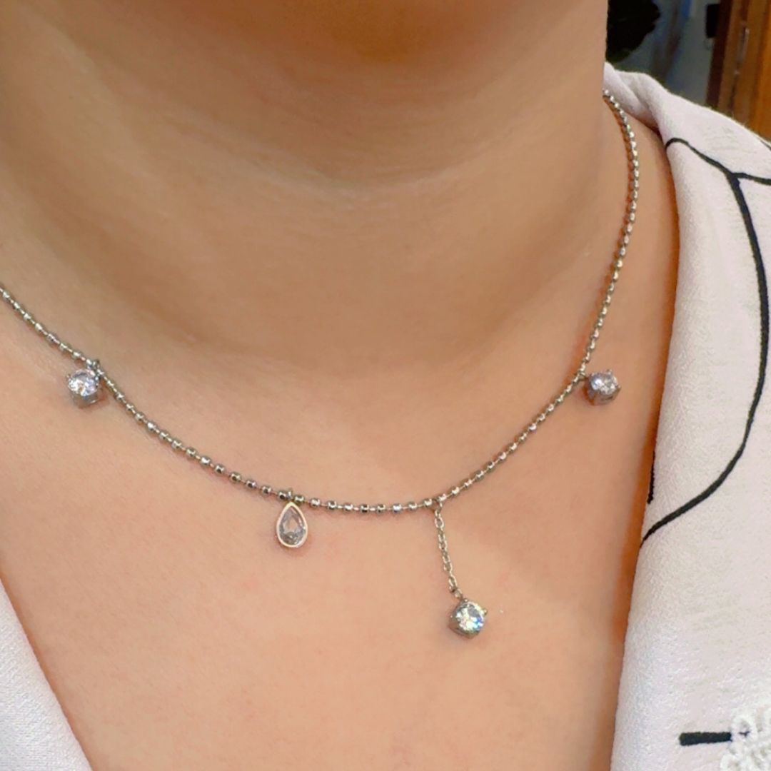 Crystal Drip Necklace