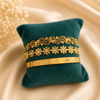 Golden Garden Bracelet Stack
