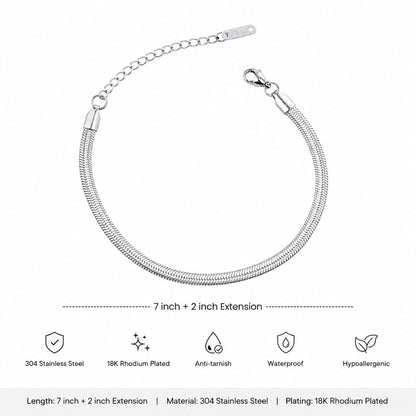 Rhea Snake Chain Bracelet