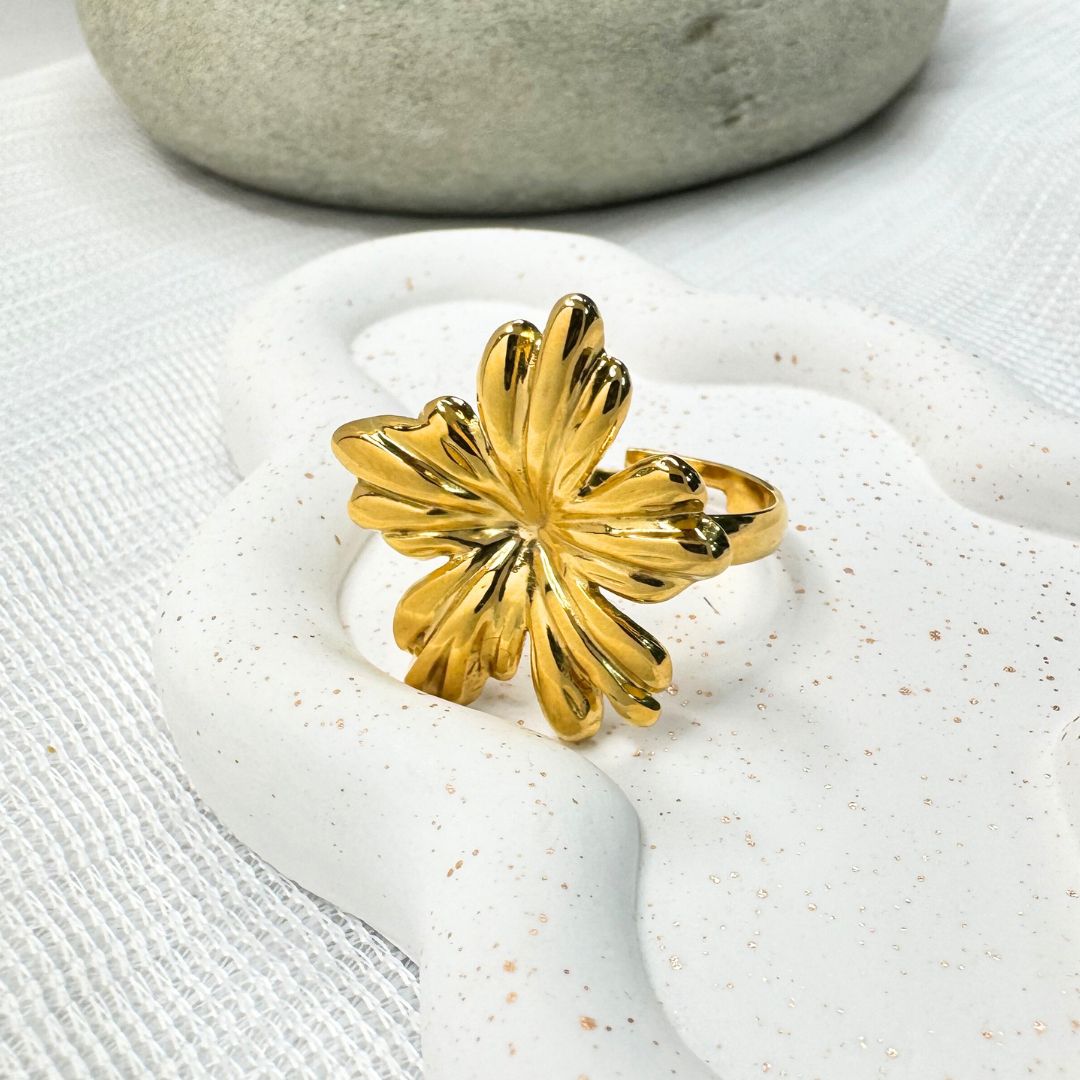 Wildflower Adjustable Anti-tarnish Ring (RG261)