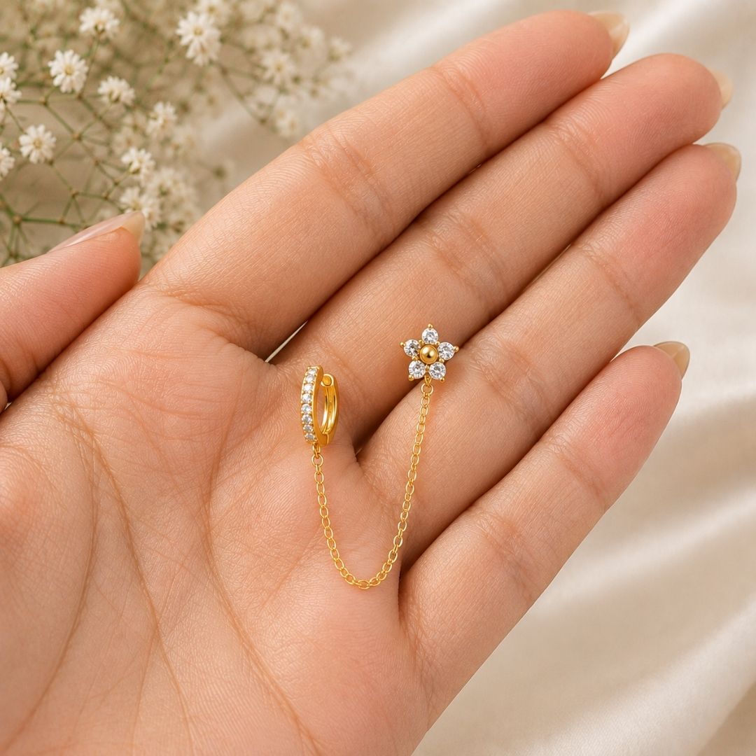 Blossom Chain Earring
