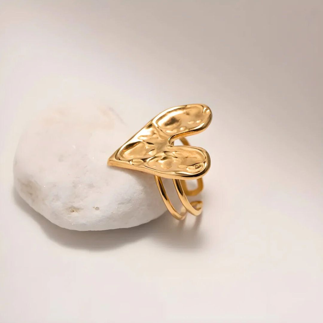 Sweet Heart  Adjustable Anti-tarnish Ring (RG262)
