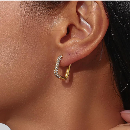 Urban Gleam Hoops Earrings