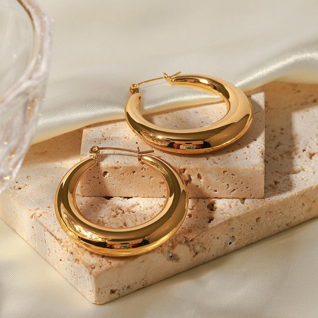 Chunky Hoop Earrings