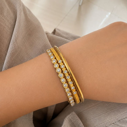 Golden Glow Bracelet Stack