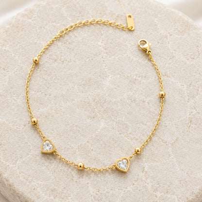 Dual Heart Bracelet