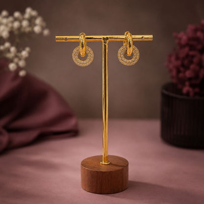 Halqa Pavé Hoop Earrings