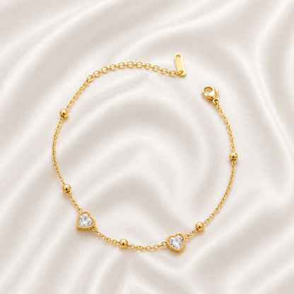 Dual Heart Bracelet