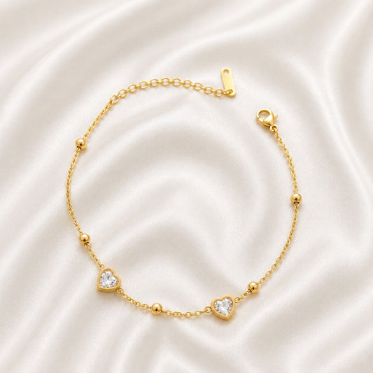Dual Heart Bracelet